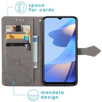 imoshion Mandala Klapphülle für das Oppo A16(s) / A54s - Grau