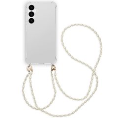 imoshion Handykette mit Perlen + Handgelenkschlaufe Samsung Galaxy S24 Plus - Transparent
