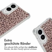 imoshion Design Hülle mit Band Samsung Galaxy S25 Edge - Leopard Mood