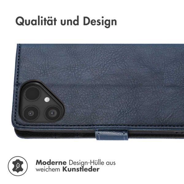 imoshion Luxuriöse Klapphülle Fairphone 6 - Dunkelblau