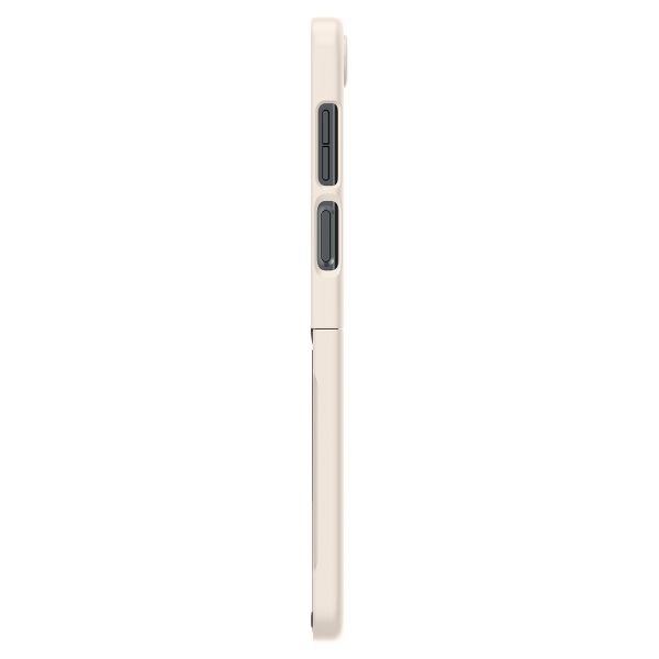 Spigen Air Skin™ Cover für das Samsung Galaxy Z Flip 5 - Pearled Ivory