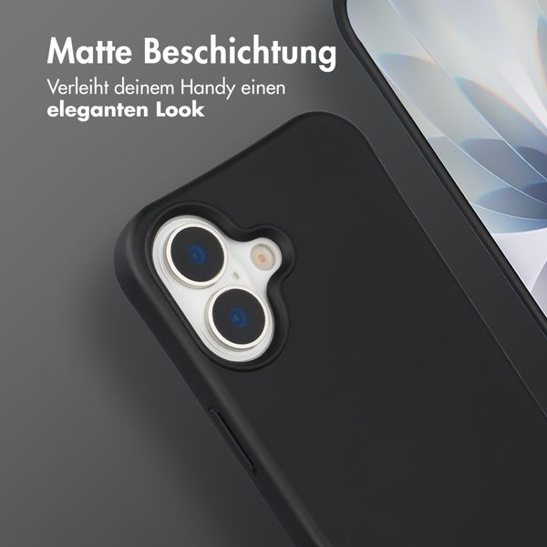 imoshion Color Backcover mit abnehmbarem Handykette und MagSafe Apple iPhone 17 - Schwarz