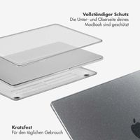 Selencia Glitzer Cover Apple MacBook Pro 16 Zoll (2021 / 2023 M3 chip / 2024 M4 chip) - Transparent