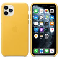 Apple Leder-Case Meyer Lemon für das Apple iPhone 11 Pro