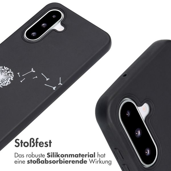 imoshion Silikonhülle design mit Band Samsung Galaxy A26 - Dandelion Black