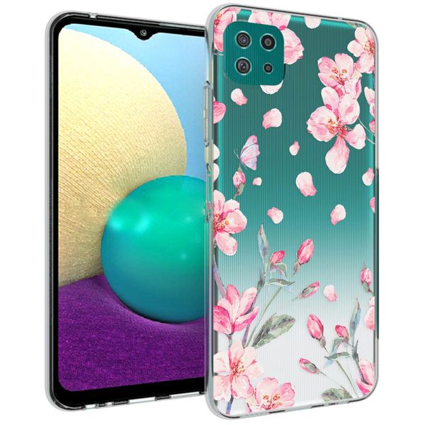 imoshion Design Hülle Samsung Galaxy A22 (5G) - Blume - Rosa