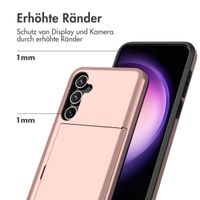 imoshion Backcover mit Kartenfach Samsung Galaxy S23 FE - Rosé gold