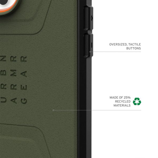 UAG Civilian Backcover MagSafe für das iPhone 16 Pro Max - Olive Drab