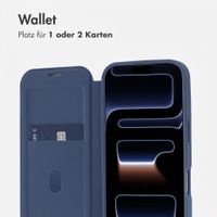 imoshion Transparente Bookcase mit MagSafe Apple iPhone 17 Pro - Blau