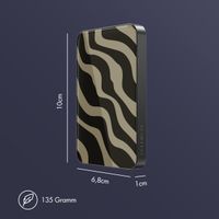 Selencia Vivid Powerbank 5.000 mAh - MagSafe und Qi2 - Black / Swirl Black