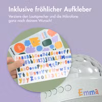 imoshion Sing & Shine Karaoke-Set - Lautsprecher und 2 Mikrofone - Lavender Lilac