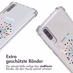 imoshion Design Hülle mit Band Samsung Galaxy A70 - Sandstone Dandelion