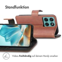 imoshion Luxuriöse Klapphülle Motorola Edge 60 Fusion - Braun