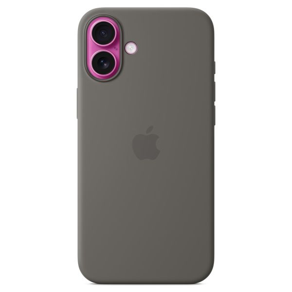 Apple Silikon-Case MagSafe für das iPhone 16 Plus - Stone Gray