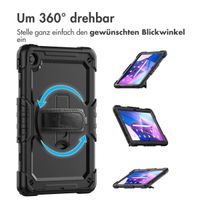 imoshion Tablet Cover mit Handriemen und Schulterriemen für das Lenovo M10 Plus (3rd gen) - Schwarz