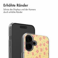 imoshion  Design Hülle für das iPhone 16 - Sunny Yellow Petite Flowers