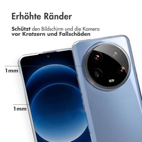 Accezz Clear TPU Backcover Xiaomi 14 Ultra - Transparent