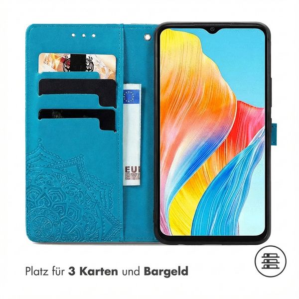 imoshion Mandala Klapphülle Oppo A18 / Oppo A38 - Türkis