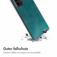 imoshion Design Hülle Samsung Galaxy A52(s) (5G/4G) - Topo Turquoise