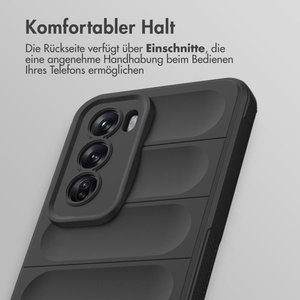 imoshion EasyGrip Back Cover für das Oppo Reno 12 Pro - Schwarz