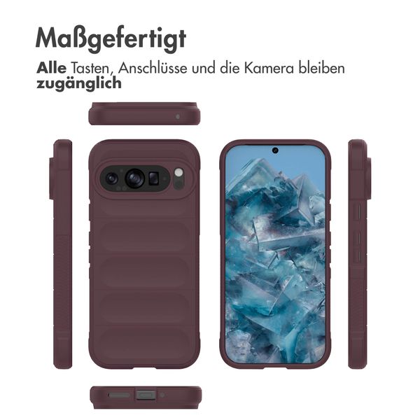 imoshion EasyGrip Back Cover für das Google Pixel 9 / 9 Pro - Aubergine