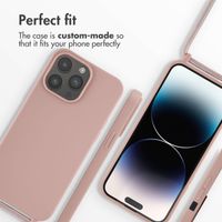 imoshion SilikonHülle mit Band Apple iPhone 14 Pro Max - Sand Pink