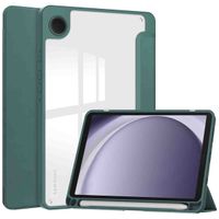 imoshion Trifold Hardcase Klapphülle Samsung Galaxy Tab A9 8.7 Zoll - Grün