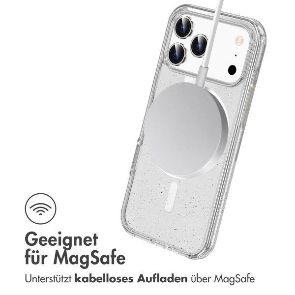 imoshion Sparkle Back Cover mit MagSafe Apple iPhone 17 Pro - Transparent
