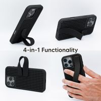 Callbuddy Hülle mit Strap Apple iPhone 16 Pro Max - Epic Black