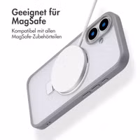 Accezz Ring Stand Backcover mit MagSafe Apple iPhone 16 - Grau