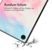 imoshion Design Trifold Klapphülle für das Samsung Galaxy Tab A8 - Sky