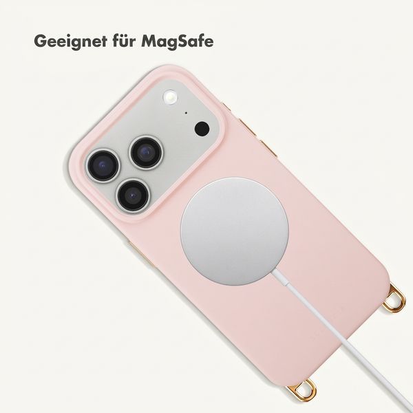 Selencia Rivièra Backcover mit MagSafe mit abnehmbaren Haken Apple iPhone 17 Pro - Sorbet Pink