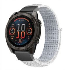 imoshion QuickFit® Nylon Armband -   Garmin 22 mm Anschluss - Größe L/XL - Weiß