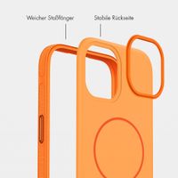 imoshion Color Backcover mit Thin MagSafe Ring Apple iPhone 15 - Orange