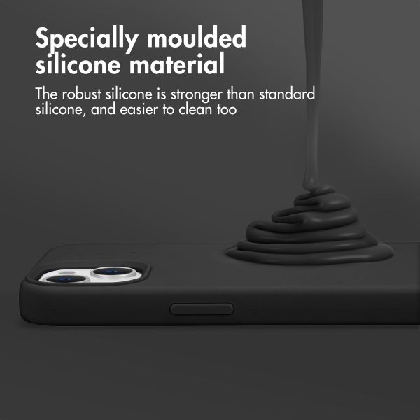 Accezz Liquid Silikoncase Samsung Galaxy A35 - Schwarz