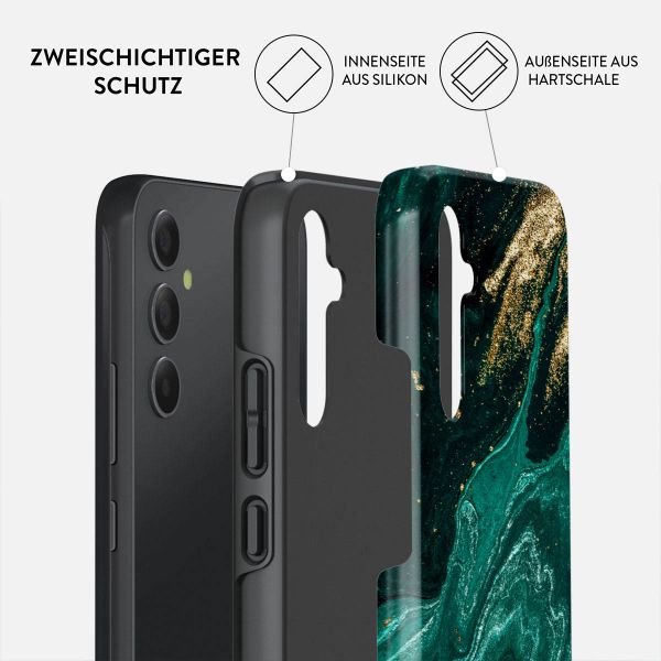 Burga Tough Back Cover für das Samsung Galaxy A35 - Emerald Pool