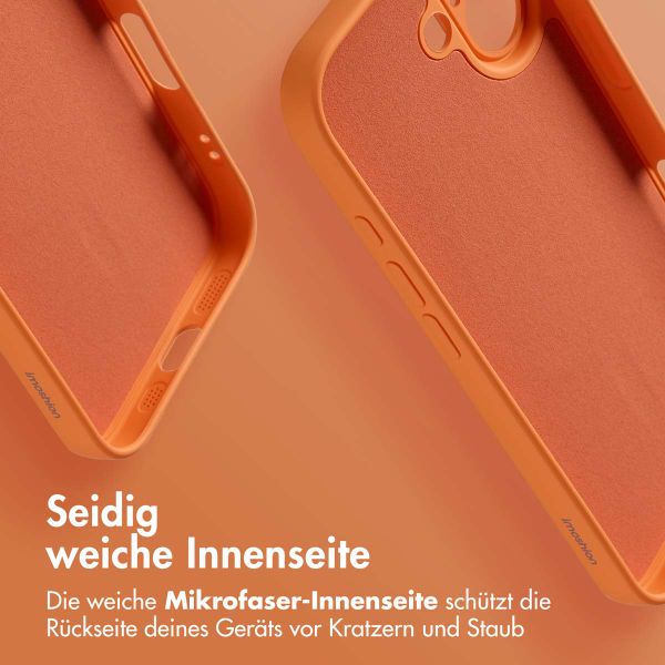 imoshion Color Back Cover mit MagSafe Apple iPhone 16 - Neon Orange