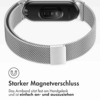 imoshion Magnetisches Milanaise Armband für das  Xiaomi Smart Band 8 / 9 - Silber