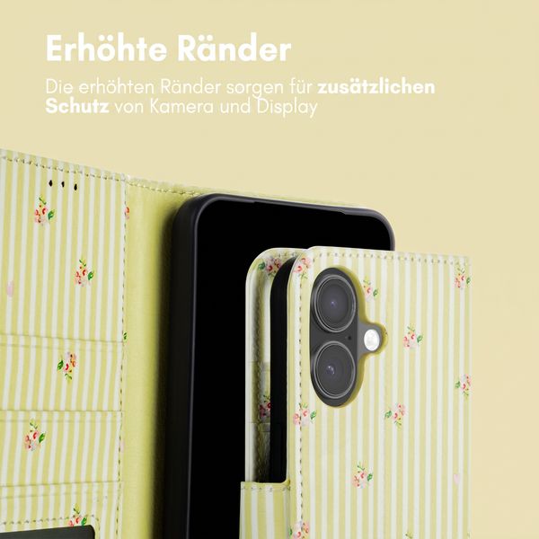 imoshion Design Klapphülle Apple iPhone 16 - Garden Stripes