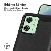 imoshion Brushed Back Cover Motorola Moto G54 - Schwarz