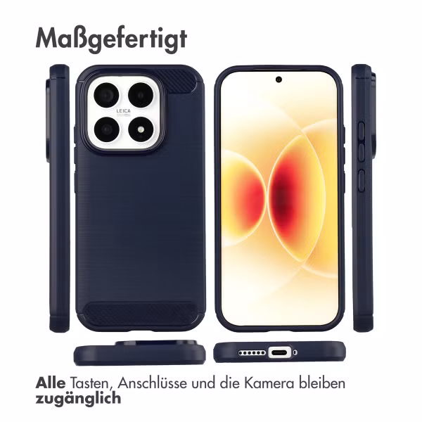 imoshion Brushed Back Cover Xiaomi 17 - Dunkelblau