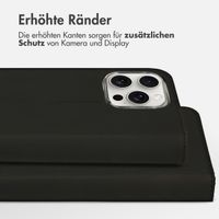 Accezz Wallet TPU Klapphülle für das Apple iPhone 16 Pro Max - Schwarz