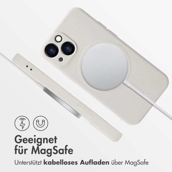 imoshion Color Back Cover mit MagSafe Apple iPhone 13 Mini - Beige