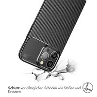 imoshion Carbon-Hülle Apple iPhone 13 Pro Max - Schwarz