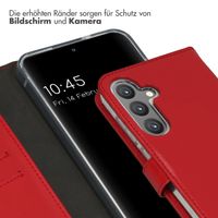 Selencia Echtleder Klapphülle für das Samsung Galaxy S24 Plus - Rot