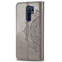 Mandala Klapphülle Xiaomi Redmi 9 - Grau