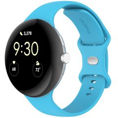 imoshion Silikonarmband für die Google Pixel Watch 3 - 45 mm - Größe S - Blau