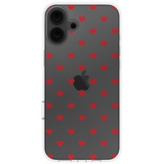 imoshion Design Hülle Apple iPhone 16 - Red Hearts