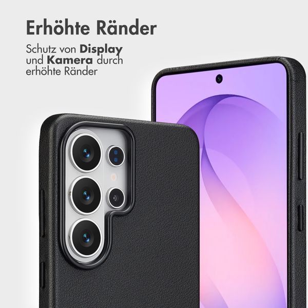 Accezz 2-in-1 Klapphülle aus Leder mit MagSafe Samsung Galaxy S26 Ultra - Onyx Black