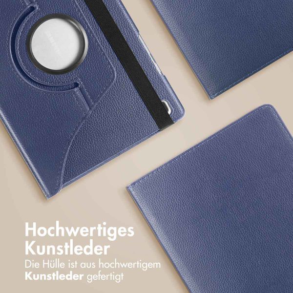imoshion 360° drehbare Klapphülle Galaxy Tab S6 Lite / Tab S6 Lite (2022) / Tab S6 Lite (2024) - Dunkelblau